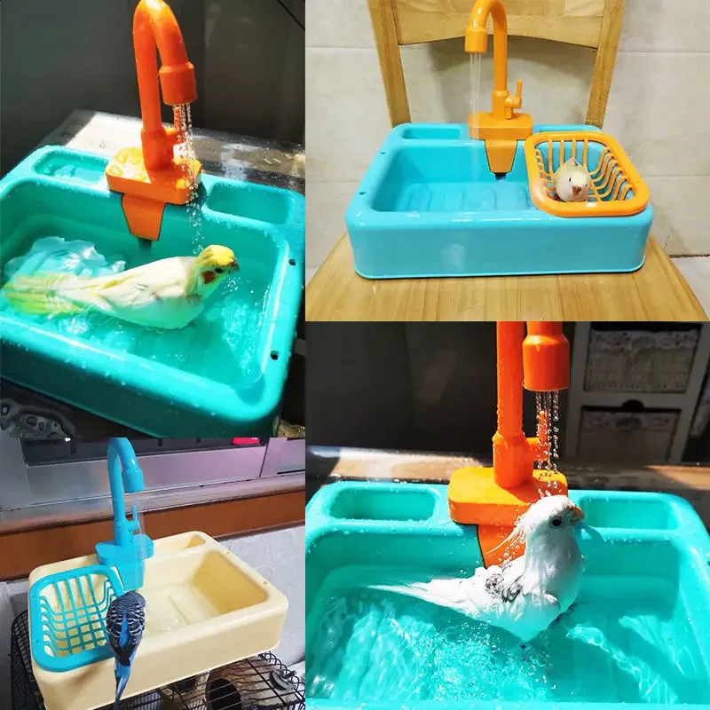 Parrot bathtub birdcage parrot 250318