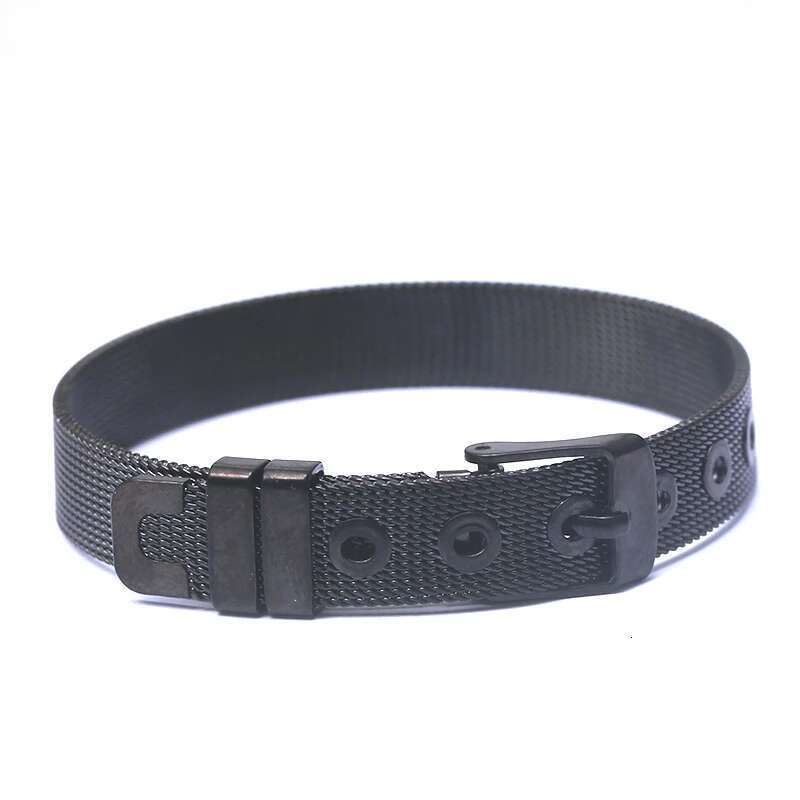 Rose Gold Stainless Steel Mesh Bracelets For Women With Silver Color Beads Charm Watch Belt Bracelets Bangles As Girls Gift