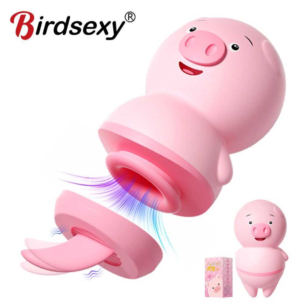 Home>Tags>Licking vibrator>Female 6-speed cute and sexy pig sex toy>Click on stimulator W250319