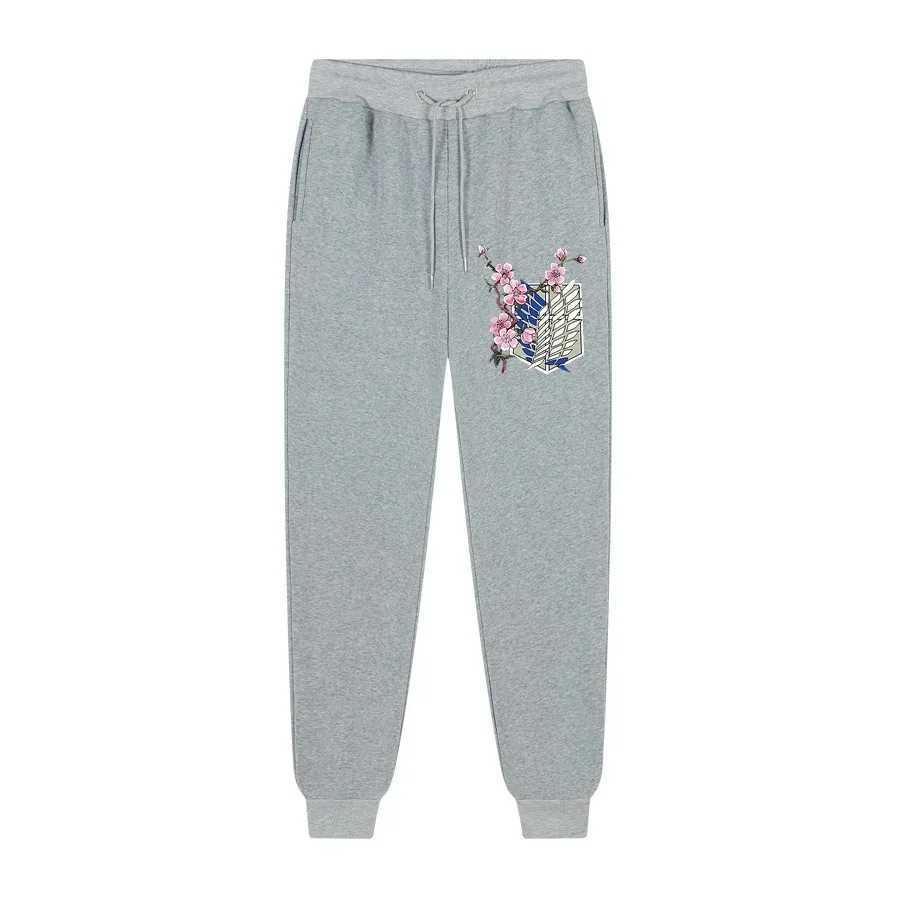 Autumn and Winter New Mens Jogging Pants Attack on Titan Printed Trousers Daily High Street Casual Fleece Sweatpants S-3XL X250319
