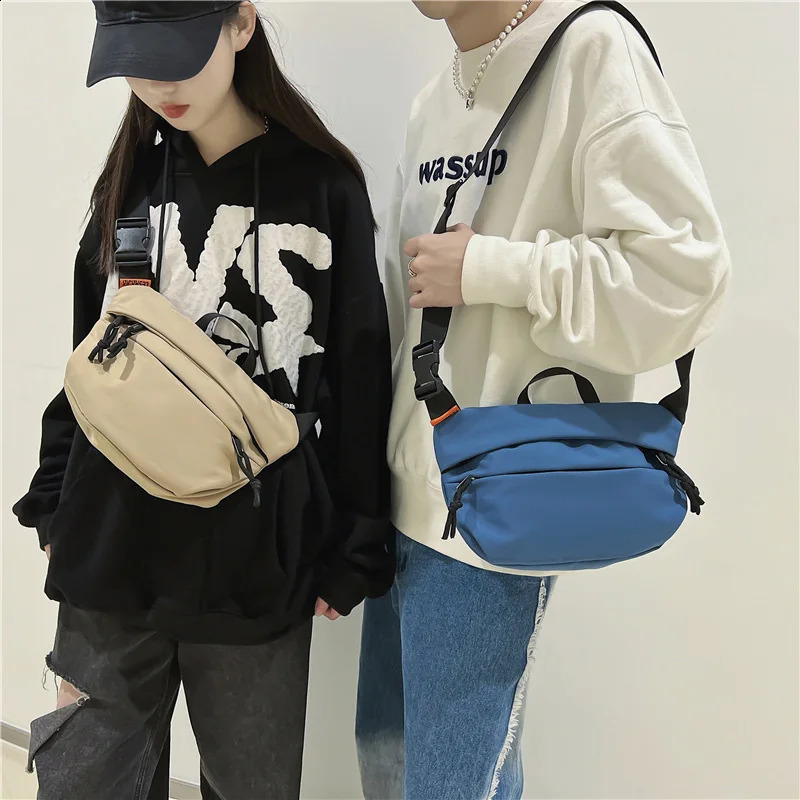 Fashion Waist Bag Unisex Street Hip-hop Fanny Pack Chest Pack High Quality Nylon Belt Bag Female er Shoulder Bags 250314