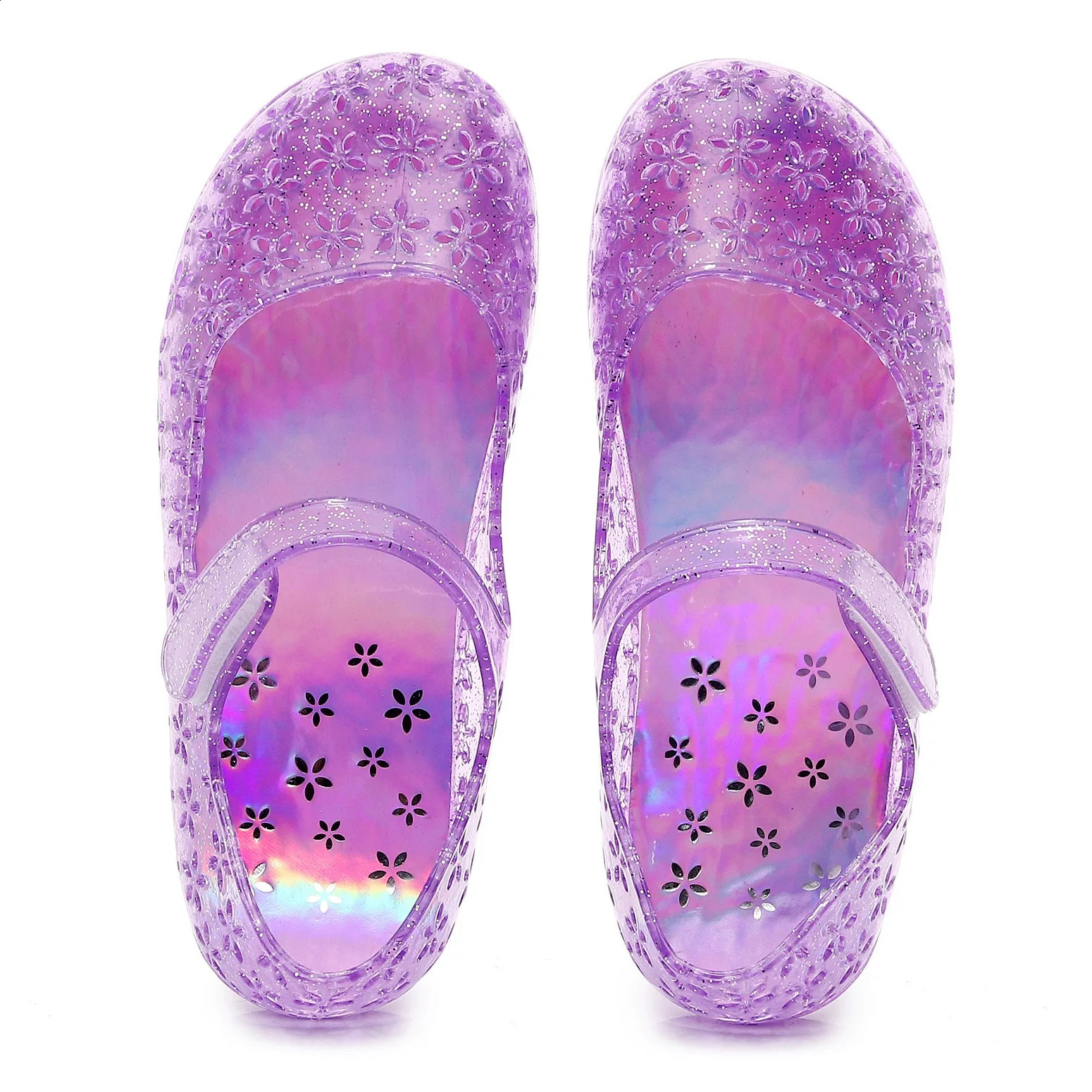 Childrens PVC Jelly Sandals Magic Simple Princess Beach Shoes Baby 250312