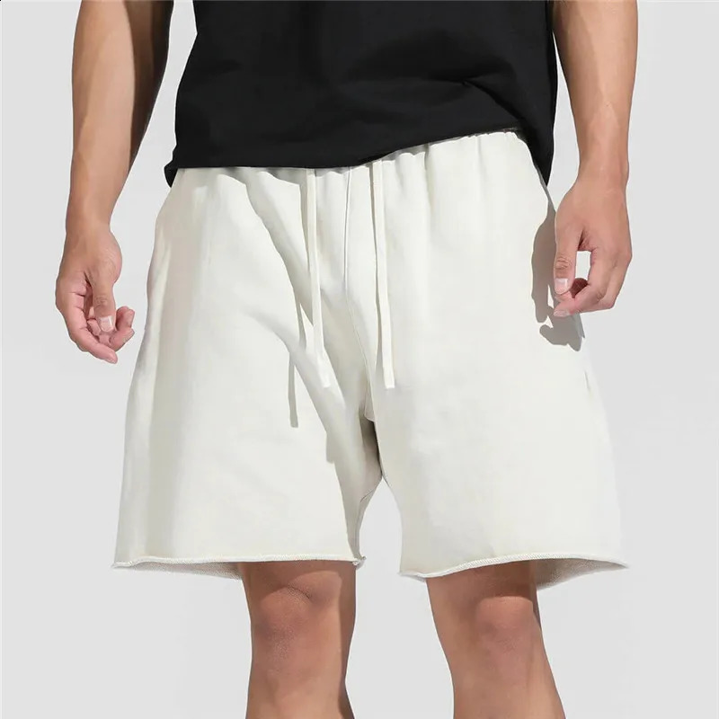 2024 Mens Fitness Sports Shorts Summer Trend Breathable Loose Leisure Running Basketball Training Pants 250312