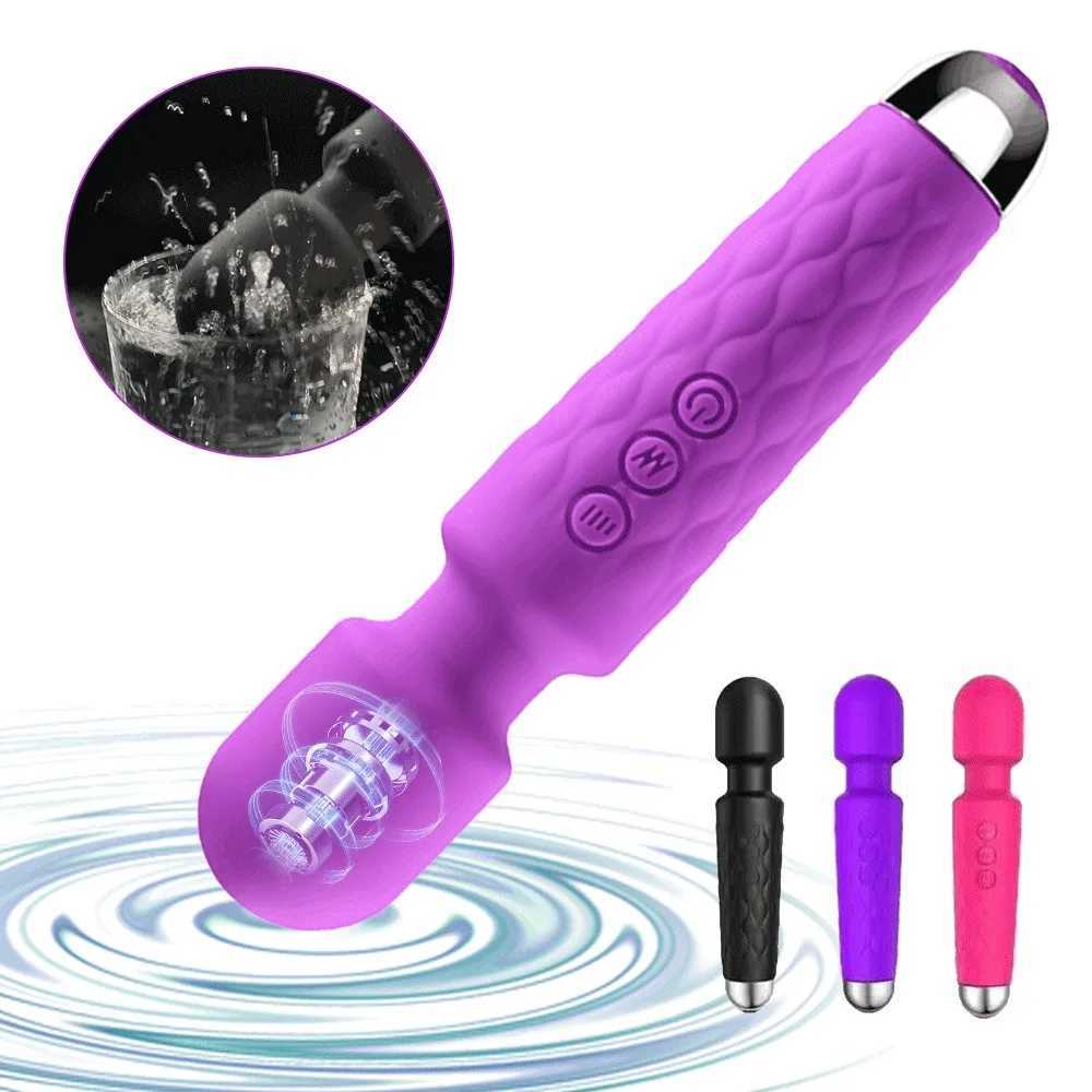 Wireless Dildos AV vibrator Magic Wand for Women Clitoris Stimulator G Spot Massager Vibrator Female Masturbator Adult Sex Toy W250319