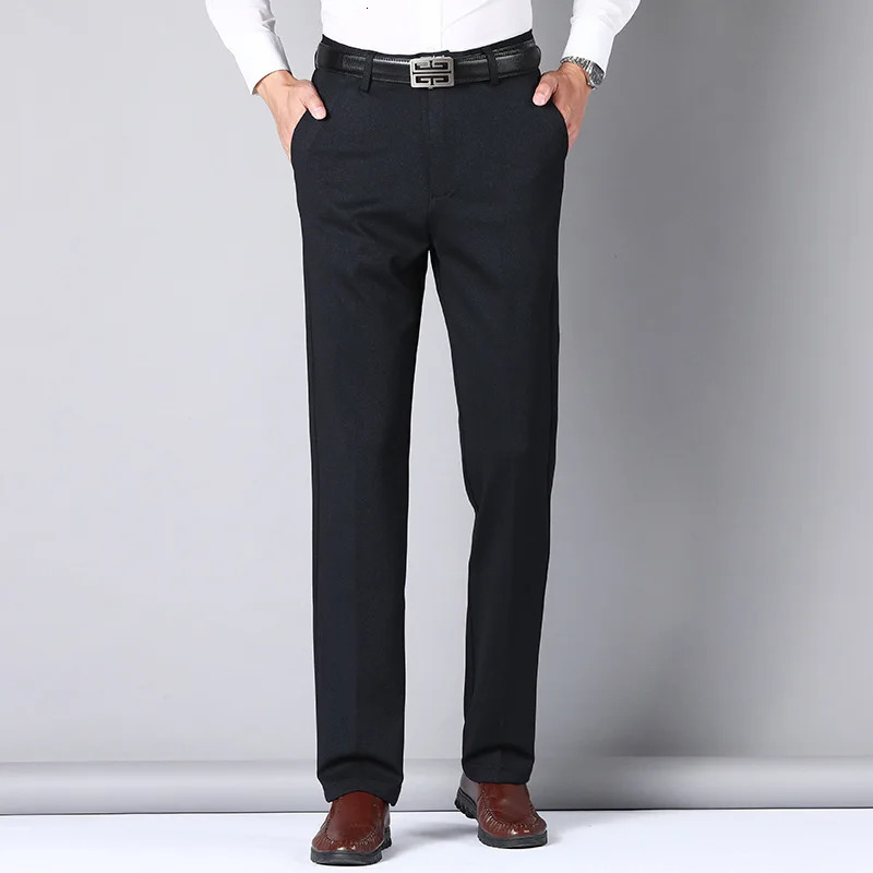 10XL oversized business mens pants loose mens Trouser mens clothing casual formal dress social suit mens elegant work slim pants 250314