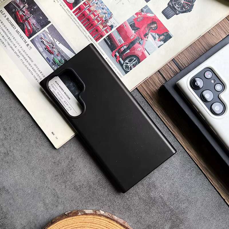 Phone case for Samsung Galaxy S24 ultra S23 Plus 22 21 Black Wheat Straw TPU Shockproof Dirt Resistant Anti slip Soft Protective
