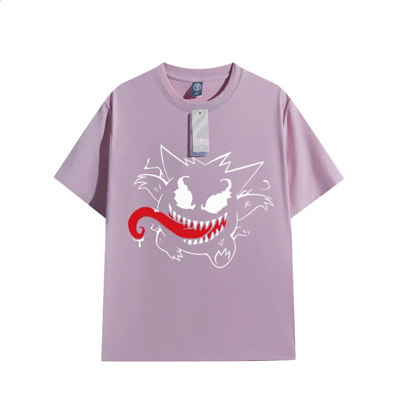 High quality loose fit suitable for European sizes 100 pure cotton printed fashionable mens and womens Tshirts short sleeves summer 250319