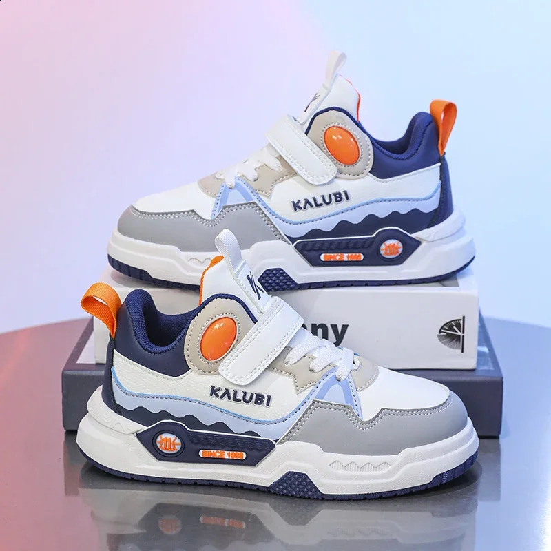 Fashion Childrens Sneakers Kids n White Non-slip Casual Shoes for Boys Girls Hook Breathable Trainers Toddler Outdoor Shoe 250319