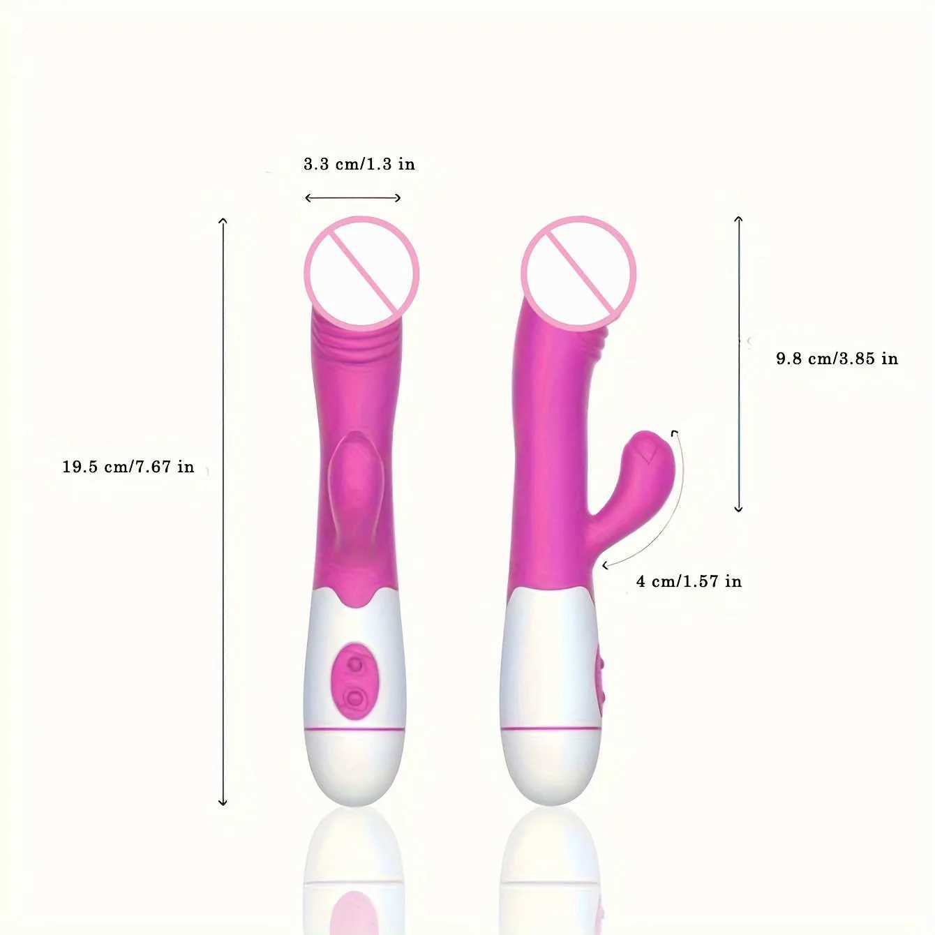 1 pc G-spot Vibrating Stimulator 30 Vibration Patterns Dildo Adult Sex Toys Masturbation Sexy Toys (Without Battery) W250319