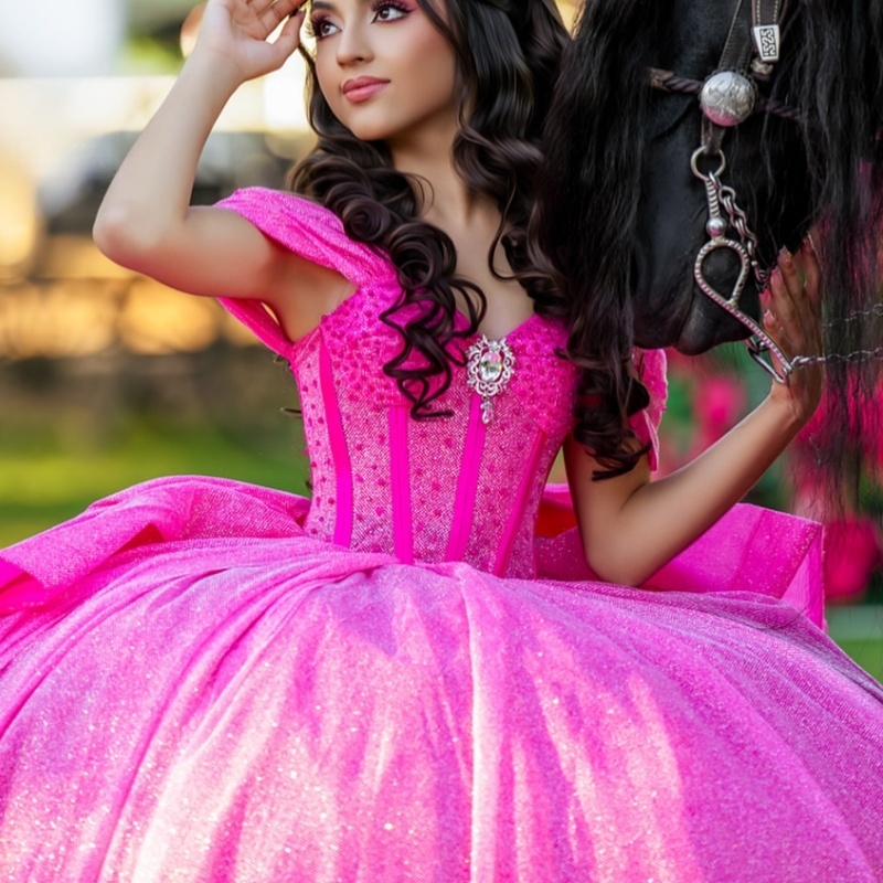Rose Red Shiny Off Shoulder Quinceanera Dresses Beads Bow Tull Party Birthday Sweet 16 Dress Vestidos 15 De anos