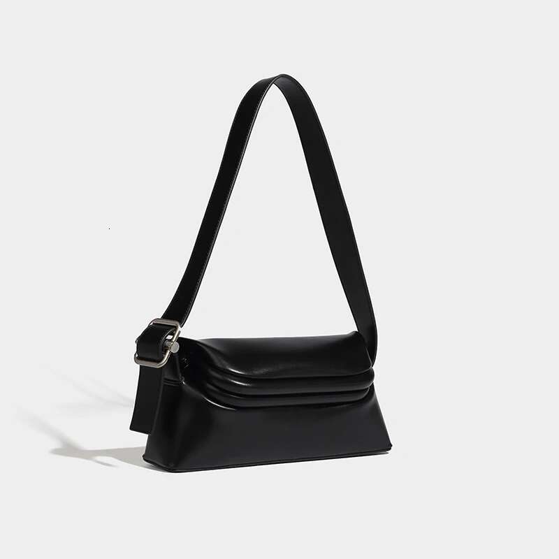 Clip Underarm Bags For Women Designer Handbags And Purses 2024 New In Fashion PU Simple Solid Color Commuting Shoulder