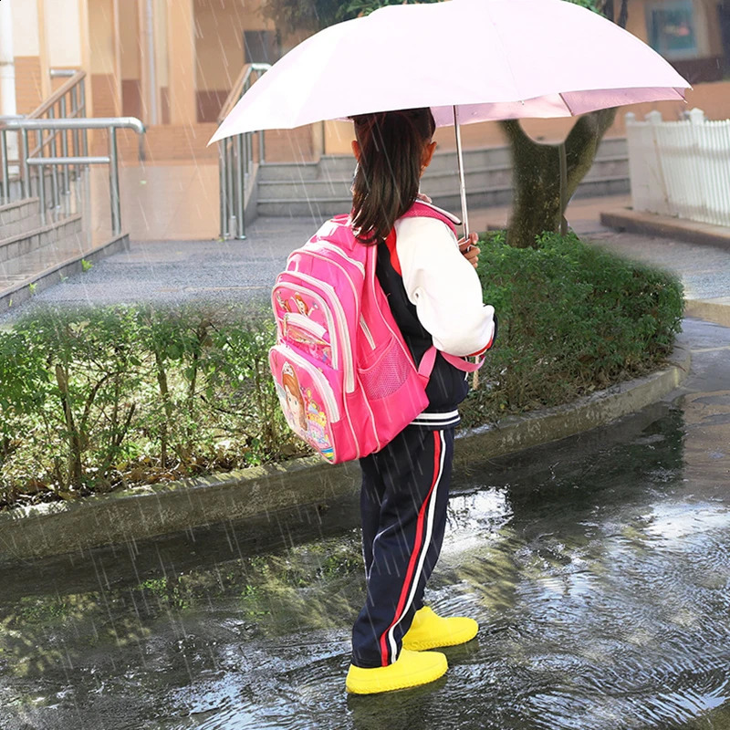 Reusable seasonal silicone rain boot cover thick anti slip waterproof latex childrens outdoor shoe accessories 250318