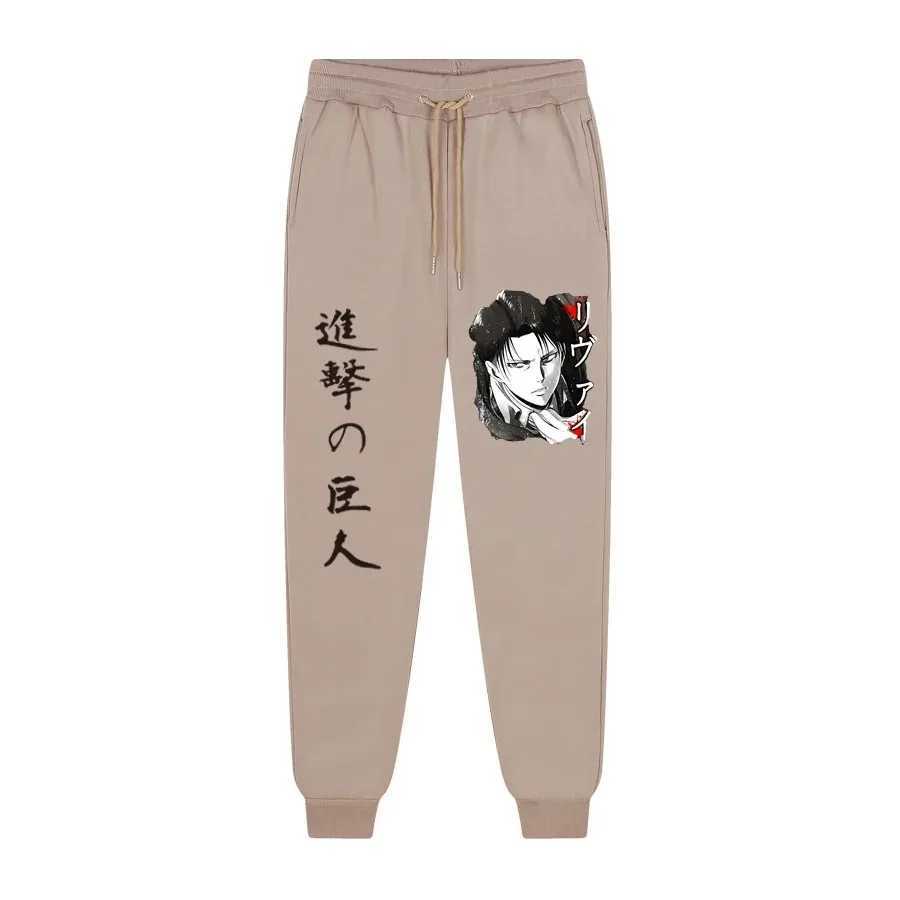 Anime Attack on Titan Fashion Printed Harajuku Mens Comfortable Fleece Trousers Jogging Mens Casual Sports Pants S-3XL X250319