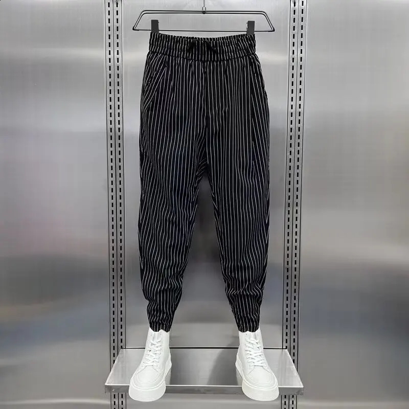 Mens clothing sports shirts mens summer pants running ice silk fitness center jogging runners largesized goods 250319