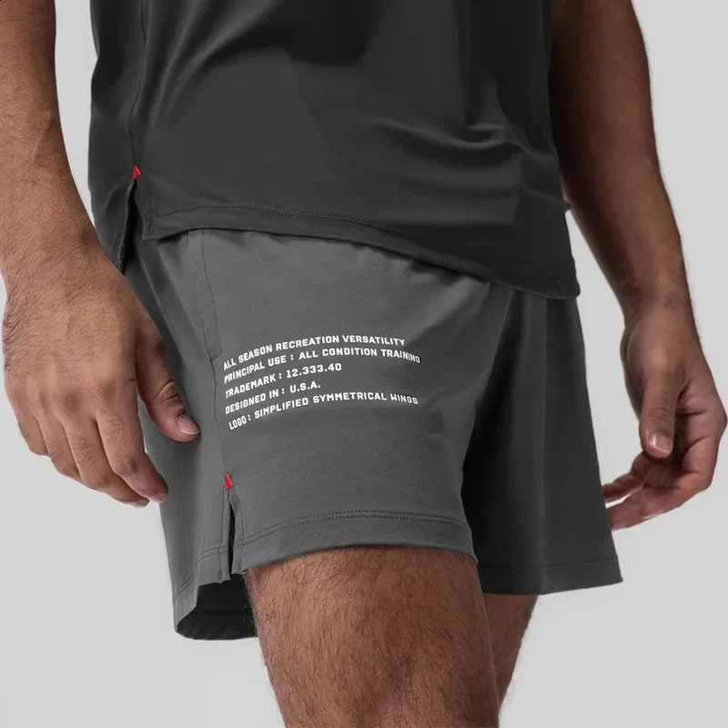 Summer mens fast dry sports stretch shorts mens casual gym fitness exercise fitness shorts 250317