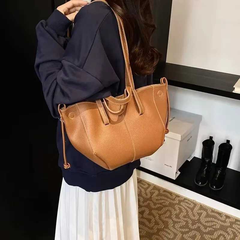 PU Zipper Large Capaci Large Capaci New Premium Bags Fem 2025 High Quali Soft String Versatile Wens Handbags Z250318