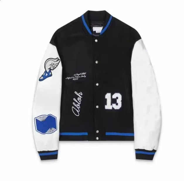 Printed Womens Jackets Hip Hop Loose Baseball Uniforms of 250317