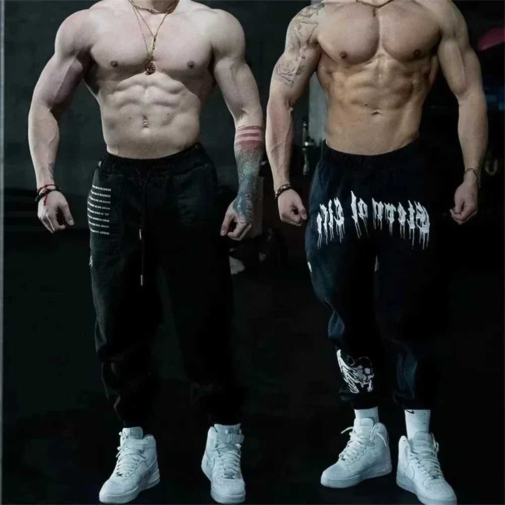 NEW Men Eternal Life Sweatpants Gym Fitness Sports Pants Bodybuilding Joggers Workout Trousers Mens Cotton Jogging Running Pants X250319
