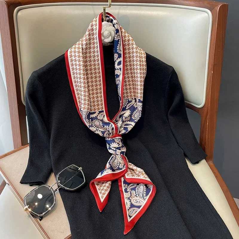 Vintage horse print long headband used for Wensi hair accessories 2021 trend girl bow scarf strap X250319