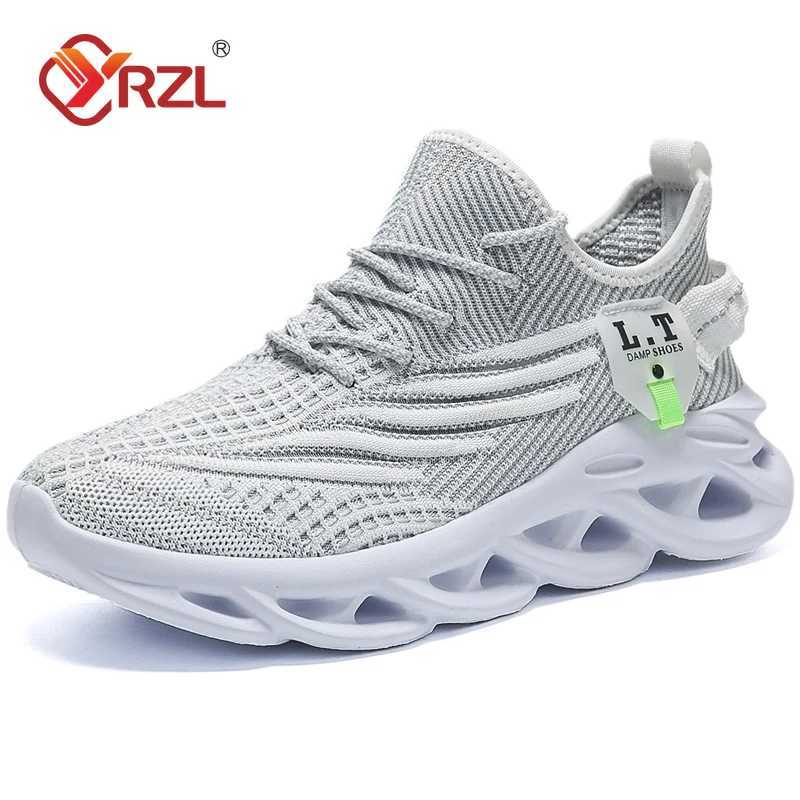 YRZL Running Shoes Mens Casual Shoes Outdoor Large Size Lightweight Breathable Mesh Increase Mens Comfort Sports Shoes Z250319