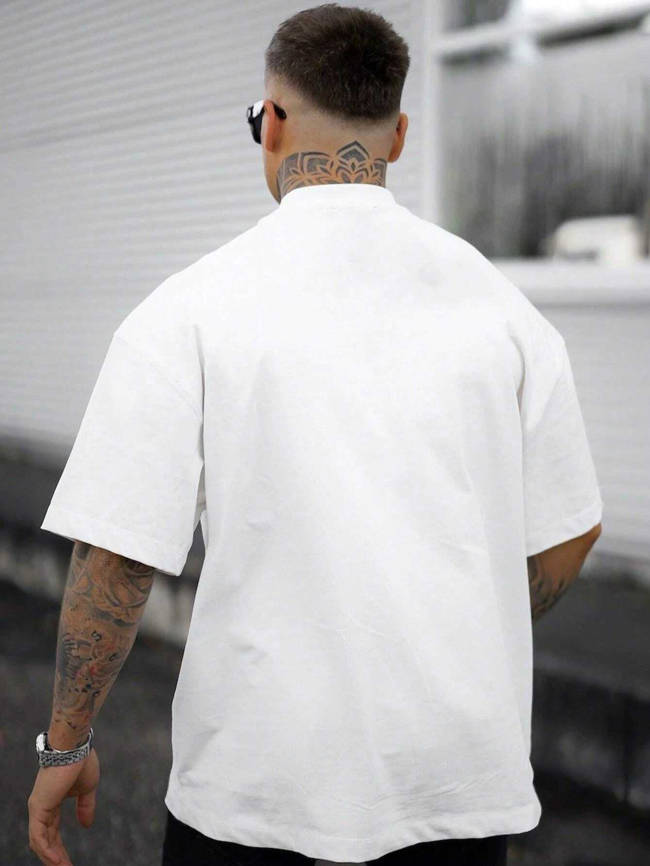 Faith Over Fear Mens Cotton T-shirt Luxury Brand Fashion Large Size Top Leisure Short Sleeve Street Clothing Classic New Arrival T-shirt 4XLT250318