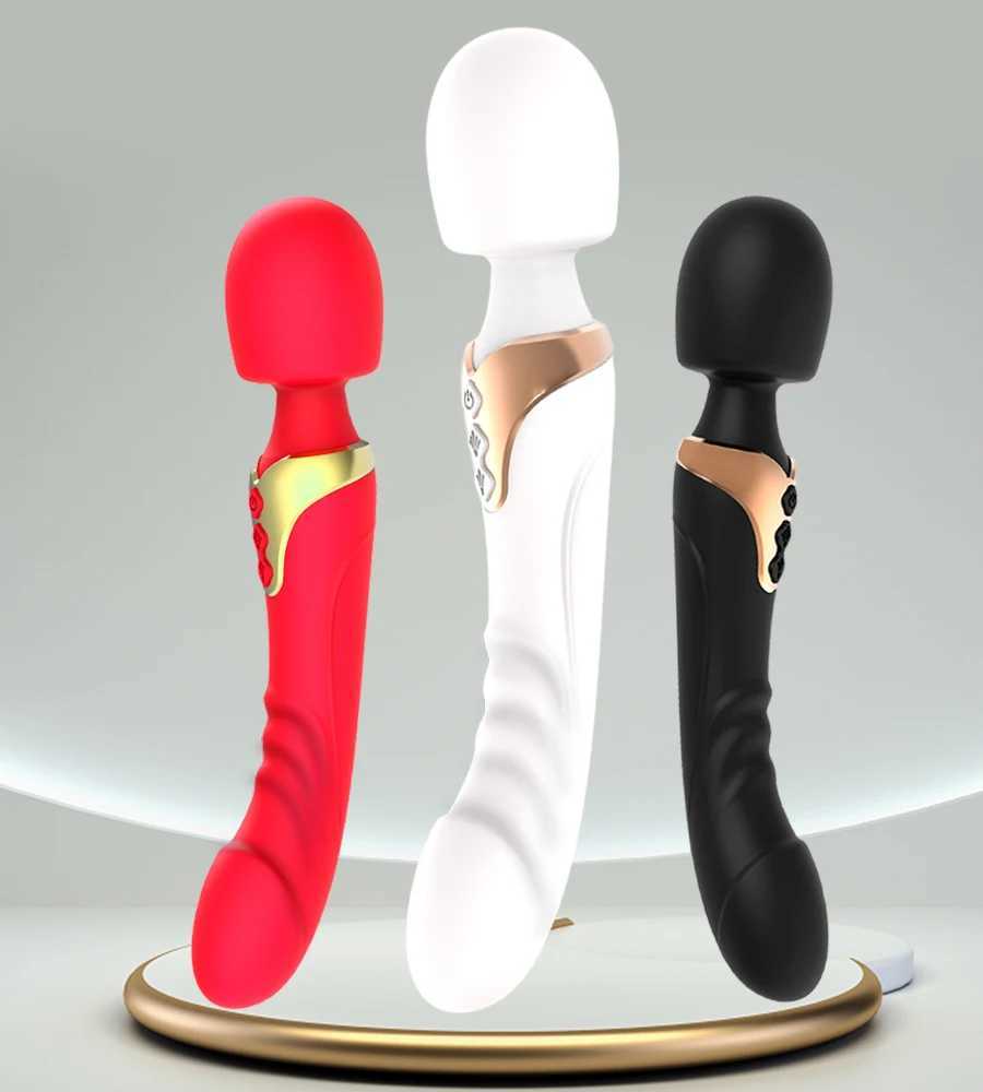 Powerful vibrator Dildos stick suitable for women 10 mode clitoral stimulator G-spot vaginal massager adult sex toy W250319