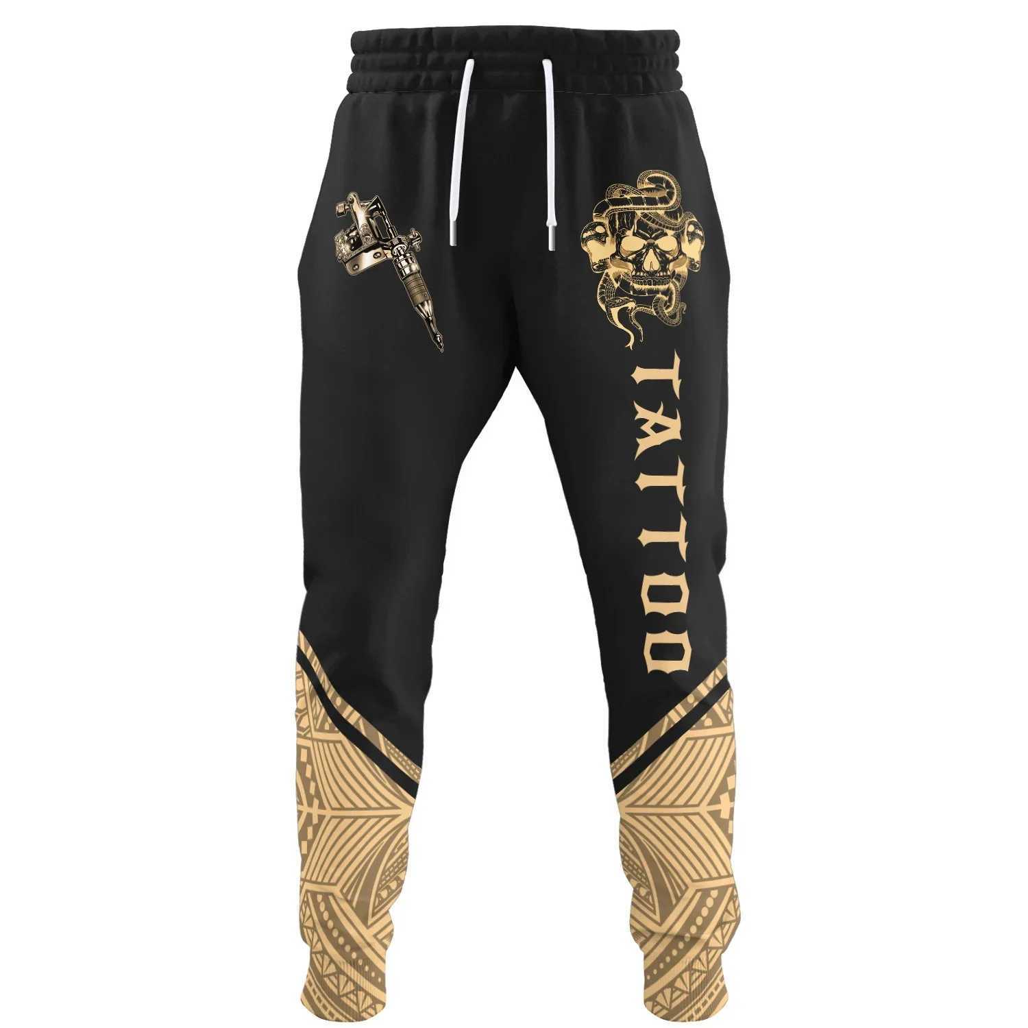 Tattoo Artist Personalized Name 3D All Over Printed Men Sweatpants Autumn Fashion Unisex Casual Tattoo Joggers Pants MP05 X250319