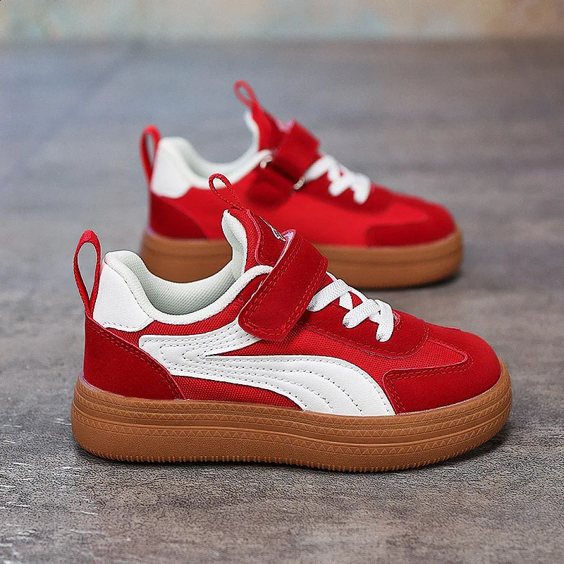 2025 Fashion Kids Skateboard Shoes Breathable Sports Shoes Children Green Casual Sneakers Girls Boys Training Shoes 250319