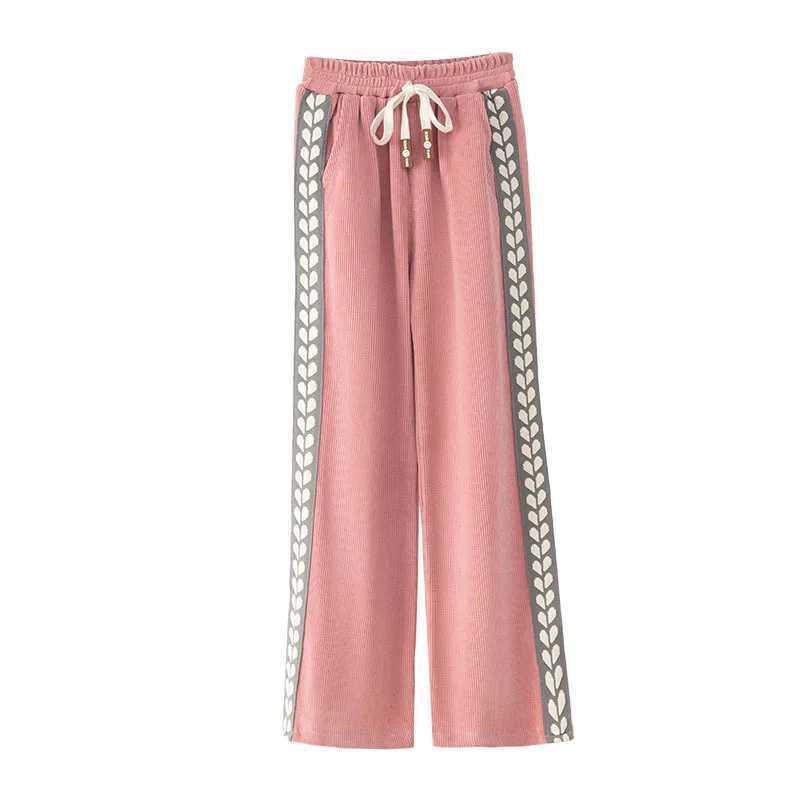 Teenage Girl Pants 2023 Spring/Summer Childrens Wide Leg Pants Childrens Clothing Casual Loose Girl Schunier Trousers 6 8 10 14 YT250318