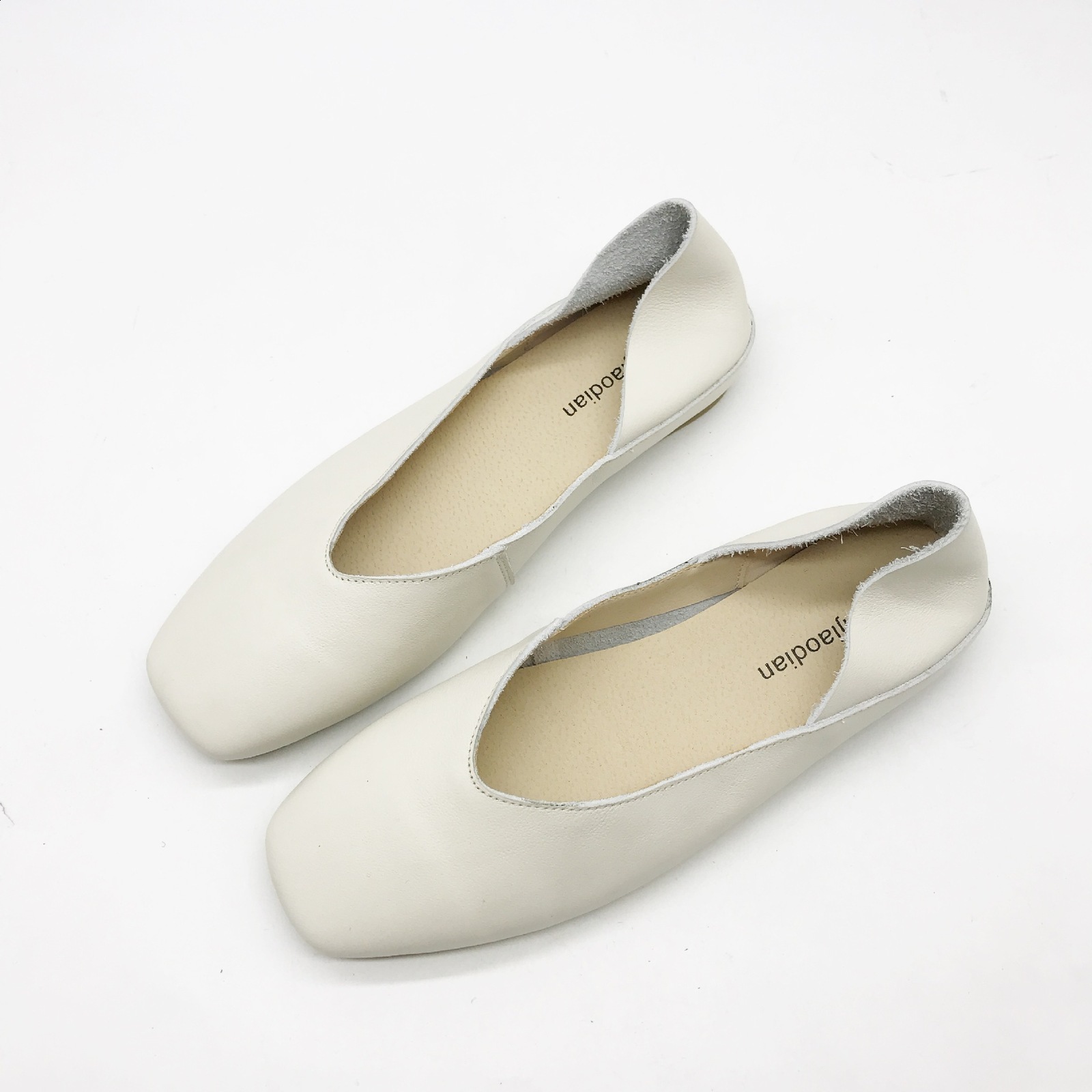 Retro soft genuine leather womens flat shoes single shoes womens casual round toe boat shoes womens mocha casino 240906
