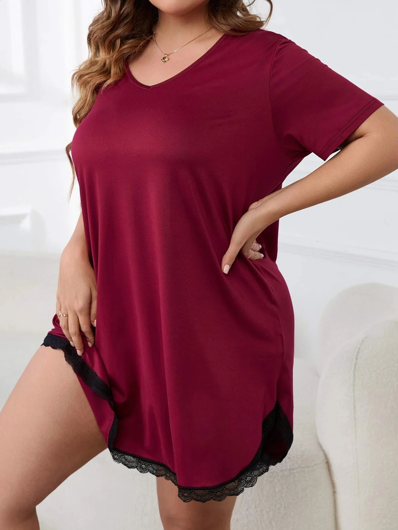 The plus short skirt is a sexy minimalist style home casual wear that can be worn outside Plus size 15XL 250319