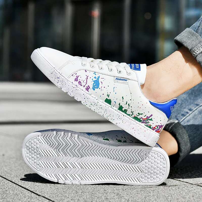 2025 New Original Love Graffiti Couple Classic Little White Women's Tennis Volleyball Training Board Shoes Designer Fashion Men's Casual Spo