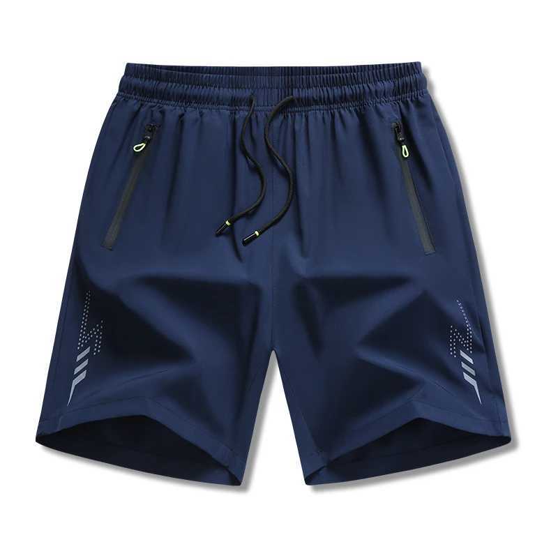 2024 Casual Sports Shorts for Mens Summer Ice Silk Breathable Loose Large Size Cool and Quick Drying Fashion Elastic Casua W250319