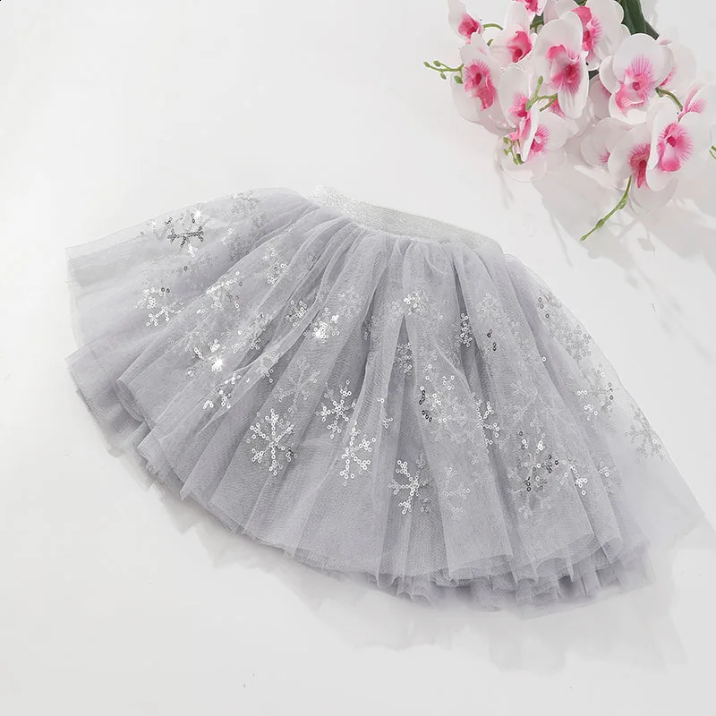 Fashion Baby Girl Skirt Mesh Tutu Tulle Long Length Teenager Girl Clothes Elegant Princess Snow Kids Clothing Children skirt 250319
