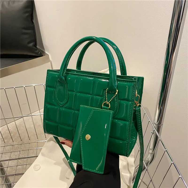 New Casual PU Leather Shoder Bag for Wen Fashion Solid Color Crossbody Handbags Purse Fem Simple Designer Bag Z250318