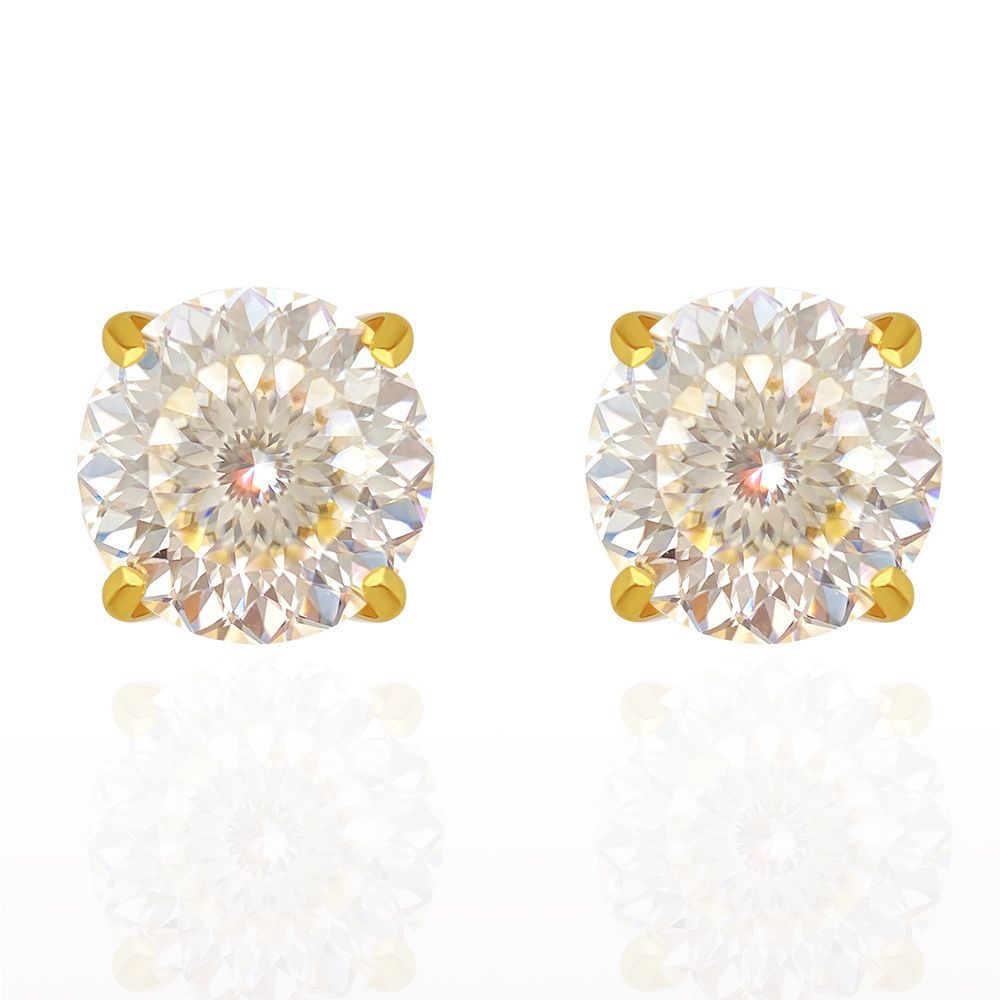 stud designer for women pass dia tester vvs moissanite earrings sterg sier Circular Bird Nest Cutting mens earring hip hop jewelry gift