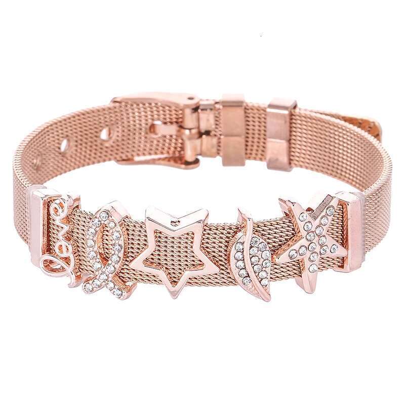 Moments Halo Chain Buckle Snake Bone Chain DIY Beads Charm Bracelet Bangles For Women Jewelry Making Gift Special Offer