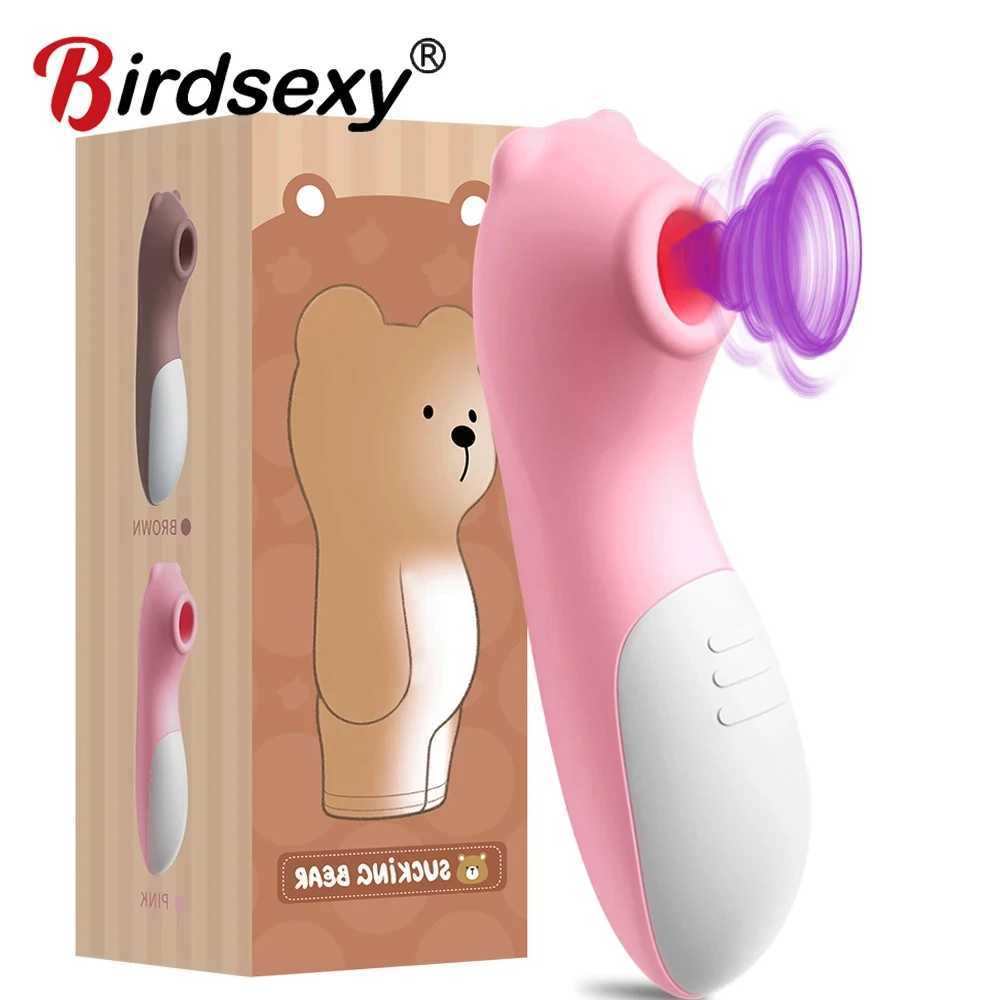 Sucker Clitoris Powerful Sucking Vibrator Female Clit Nipple Oral Vacuum Stimulator Massager Sex Toys Adults Goods for Women W250319