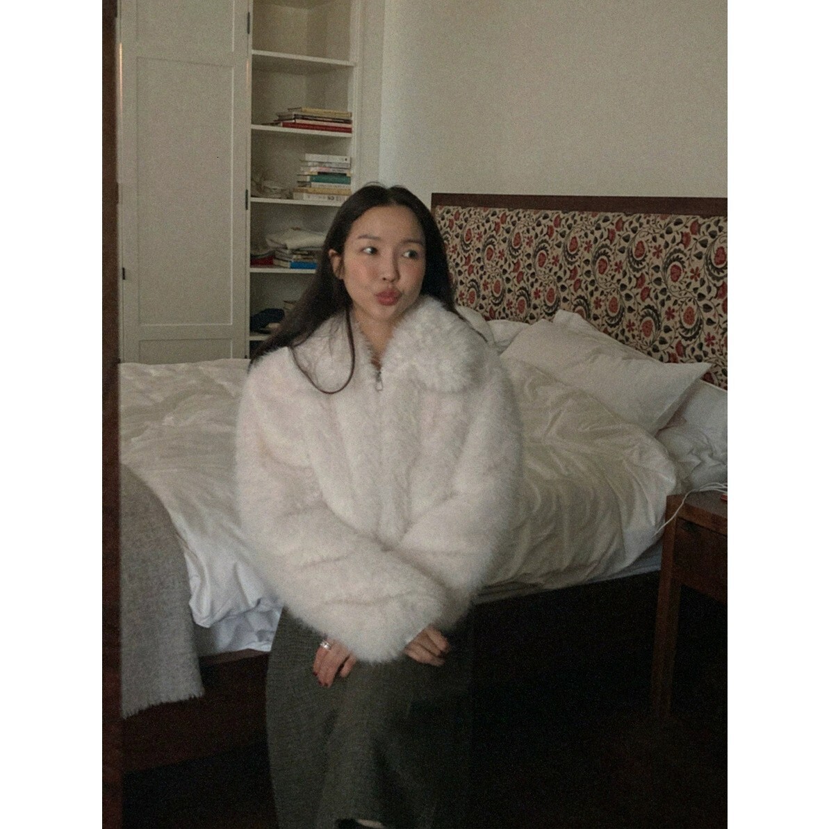 New Winter 2024 South Korean Dongdaemun Baby Sauce Luxury Eco friendly Fur Coat