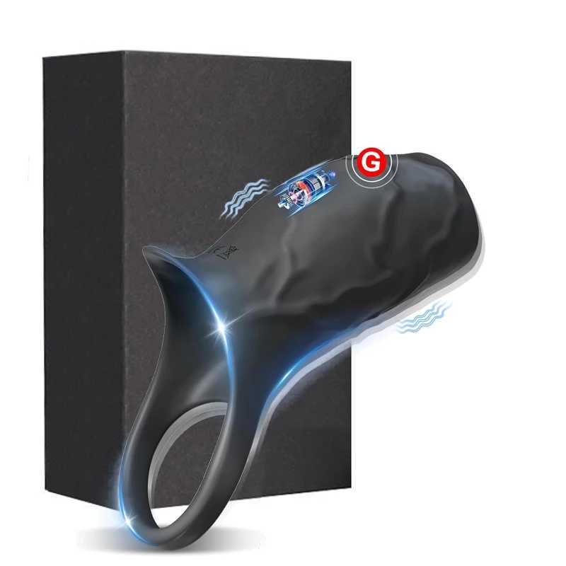Vibrator penis set rooster ring penis injection extender G-spot stimulation coupler adult sex toy W250319