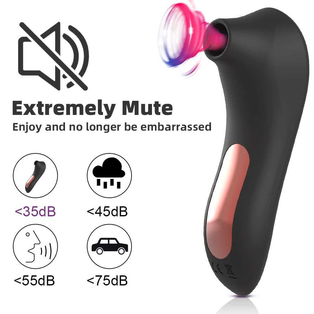 Clit suction cup vaginal suction cup vibrator Clitoris stimulator oral sex Nipple licking sex toy W250319