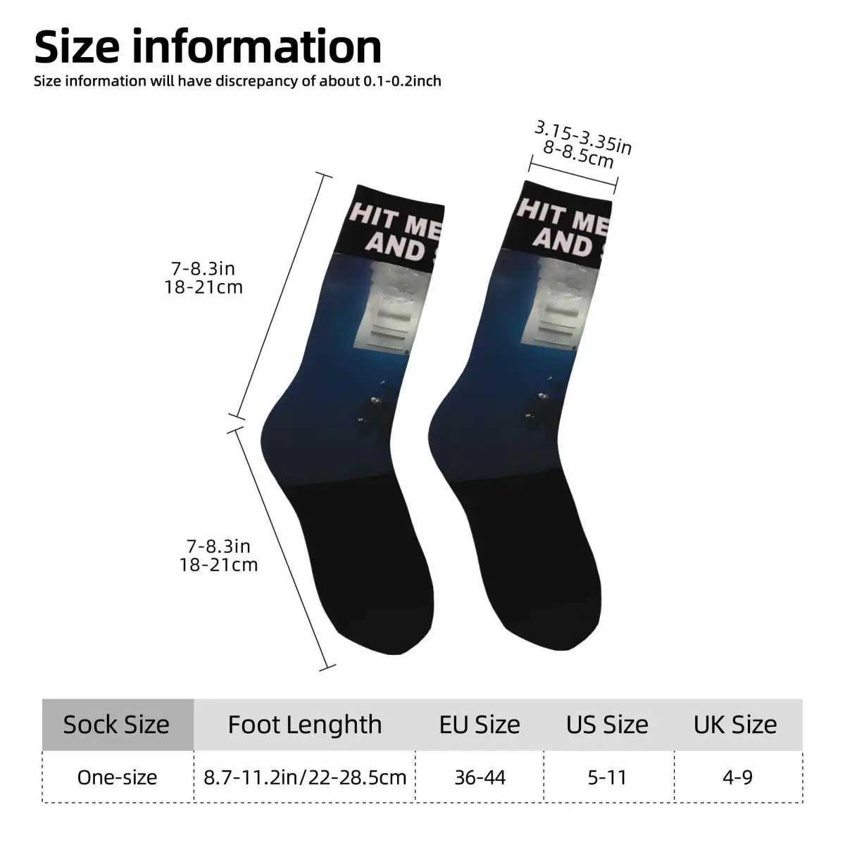 Fashionable unisex socks 2024 Hit Me Hard and Soft Tour B-Bills Merchandise Comfortable and breathable socks X250319