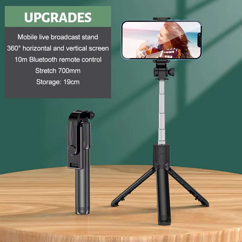 Hongdak Fill Light Live Streaming Support Universal Mini Multifunctional Mobile Selfie Stick Factory Wholesale
