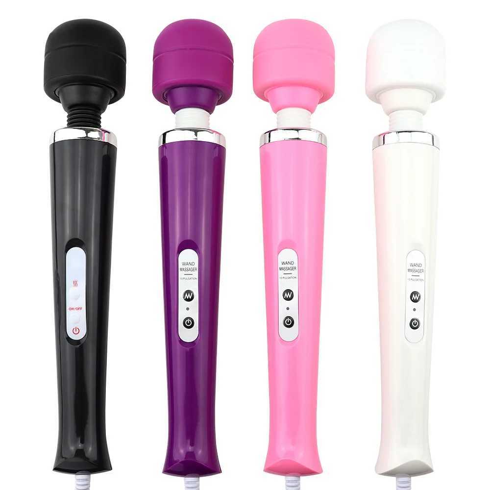 Super Big Magic Wand Huge Female Vibrator Vagina Clitoris Massager Intimate Goods Erotic Products Anal Sex Toys for Woman Adults W250319
