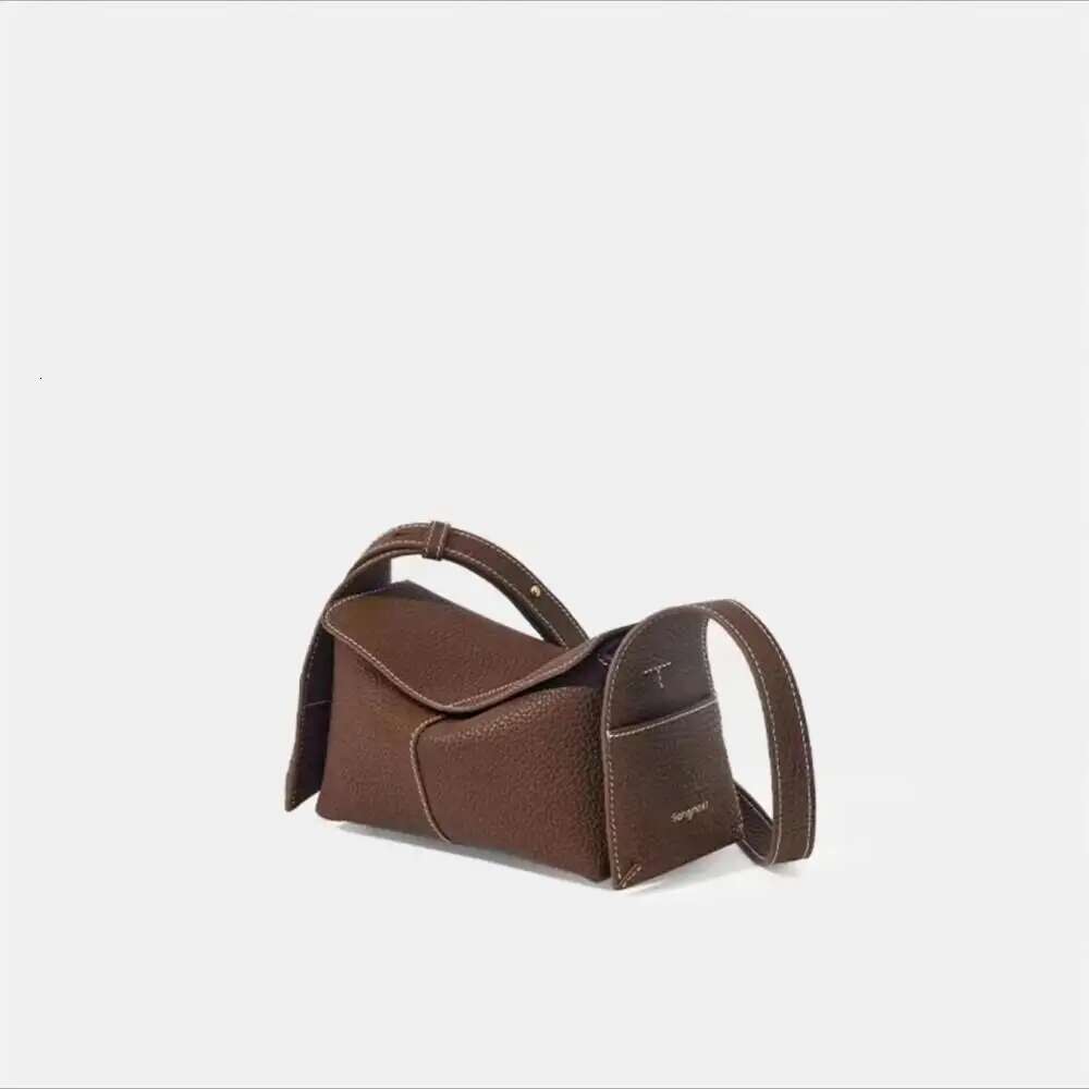 Mini Fashion Women's Single Shoulder New Leather Clamshell Light Niche Brand Design Crossbody Bag