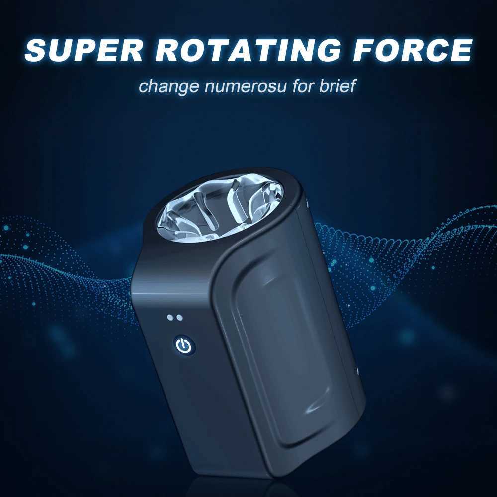 Automatic Telescopic Thrusting Rotating Male Masturbator Cup Vagina Blowjob Sucking Machine Real Equipment Adult Sex Toy for MenXJ250319