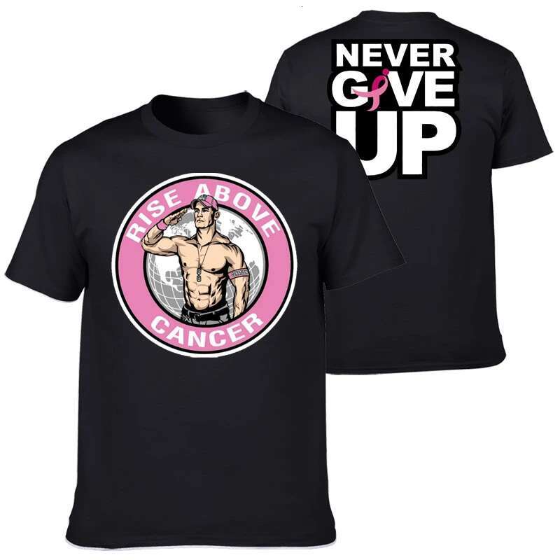 2025 John Cena Short-Sleeved T-Shirt Men's Pure Cotton European And American Loose Top Youth Casual Half-Sleeved Summer Print