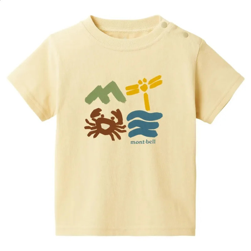 2025 Summer Childrens T-shirt Fashion Cartoon Printed Boys T-shirt Outdoor Sports Quick Drying T-shirt Girls Costume 250319