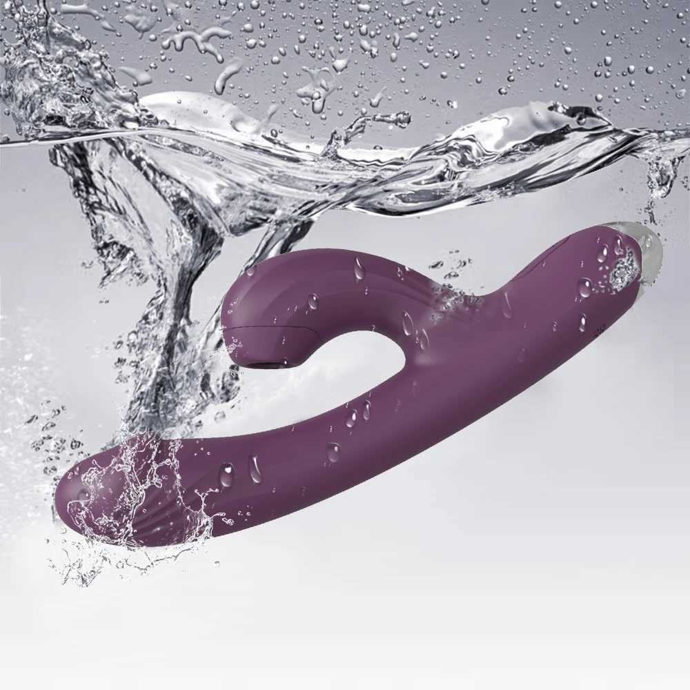 Suction cup vibrator for female vacuum clitoral stimulation clitoral suction cup 2-in-1 G-spot dildo female sex toy adult product W250319