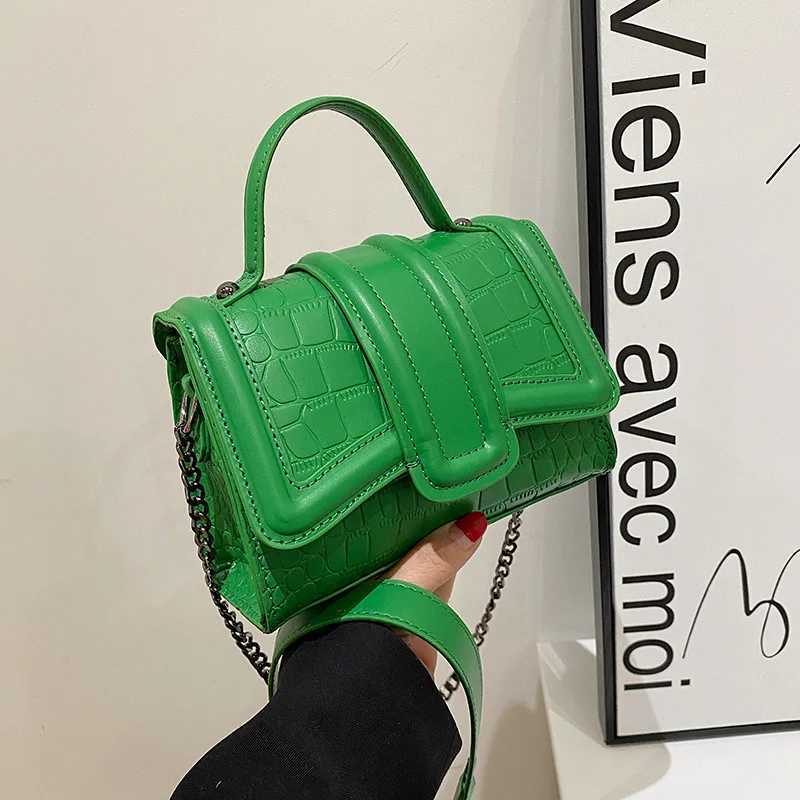New Arrival New Fashion Texture Girls Small Square Bag Trendy One Shoulder Crossbody Bag Solid Simple Womens Handbags Messenger Bag T250318